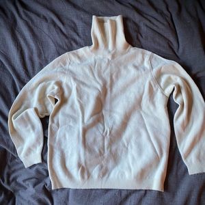 Lands End Cashmere turtle neck sweater size M 10-12